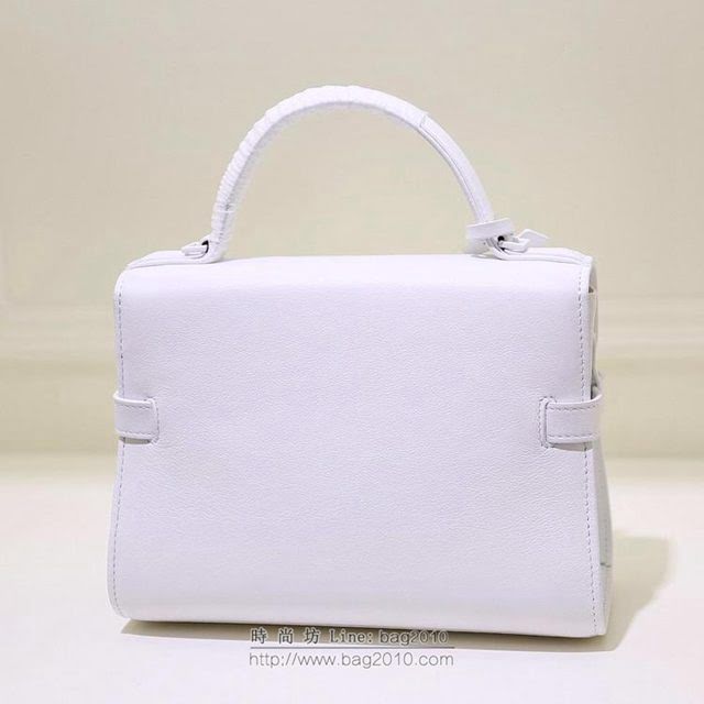 DELVAUX女包 春夏新款 Delvaux Tempete 星塵系列 德爾沃女手提包 手拎包 TP0020鑽石紋白色  fcs1429